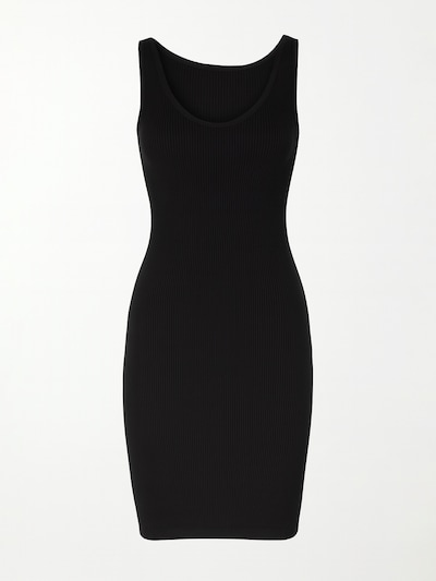 Nudyess Strickkleid 'Lanzarotte Mini' in schwarz, Produktansicht