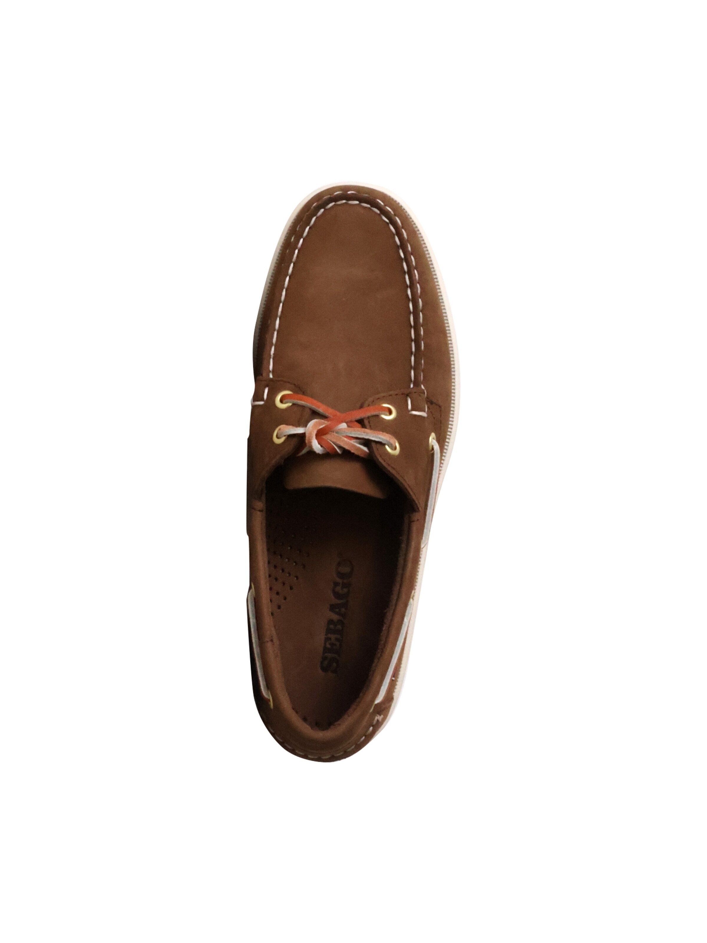 SEBAGO Slip-ons 'Mokassin aus Portland-Nubukleder' in Brown