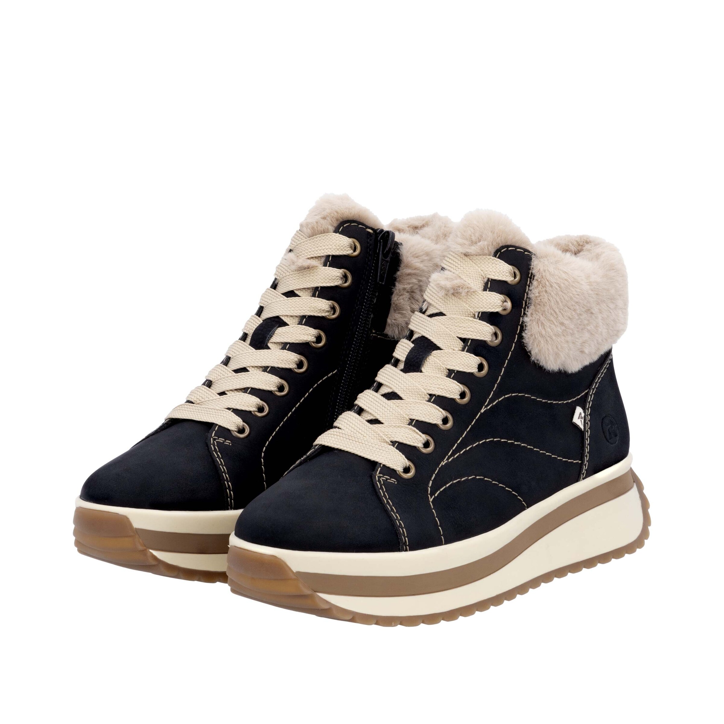 Baskets hautes Rieker en noir