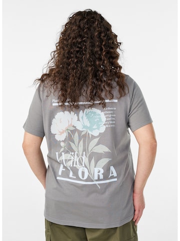 Zizzi Футболка 'Mave' в Серый: спереди