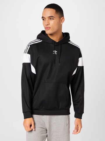 Sweat-shirt 'Adicolor Classics Cut Line' ADIDAS ORIGINALS en noir : devant