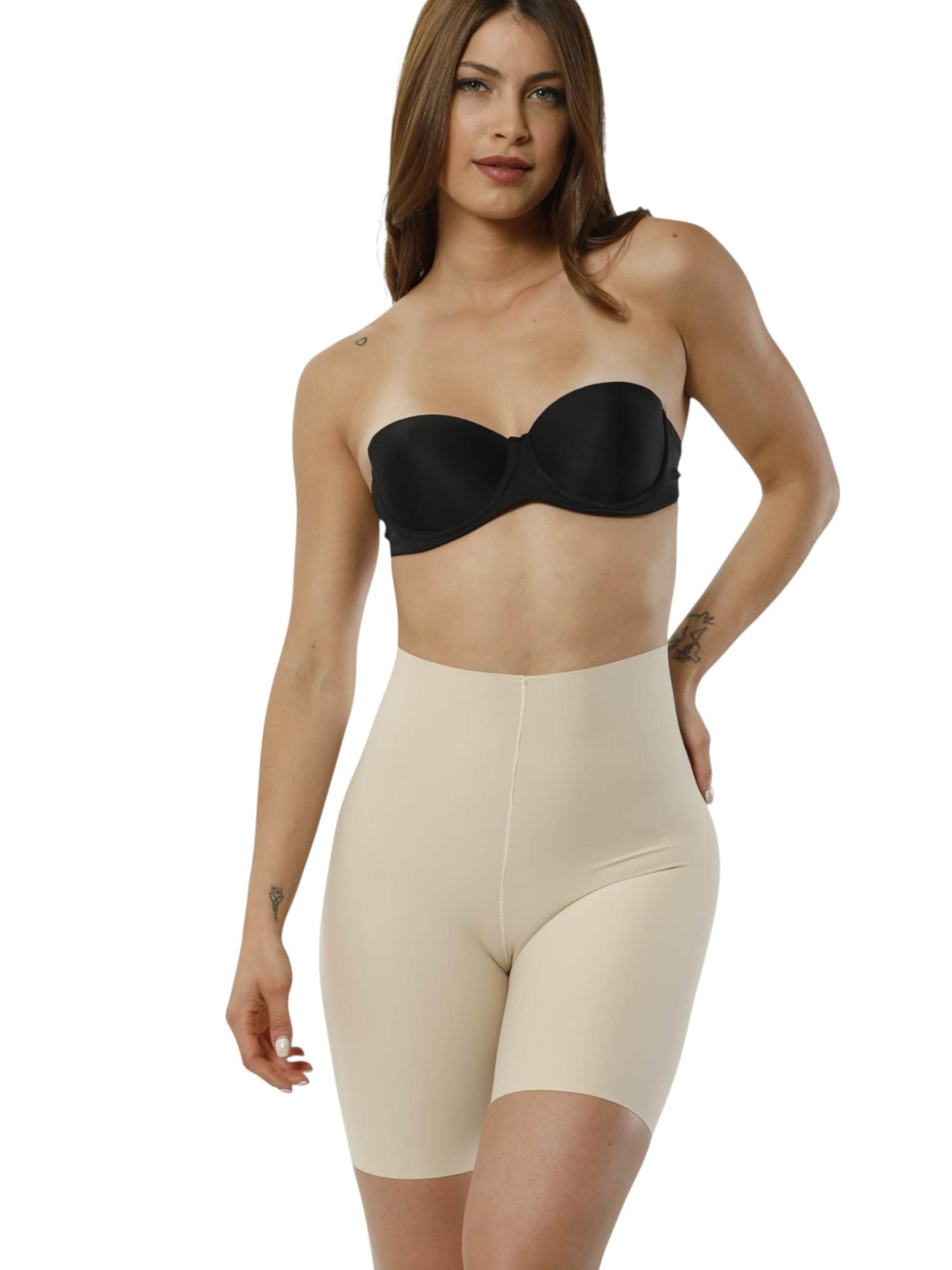 Pantaloni modellanti 'LaserSmooth' di fashionshowcase in beige