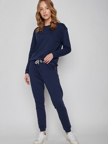 GREENBOMB Tapered Broek in Blauw