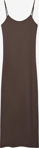 Pull&Bear Summer Dress in Brown: front