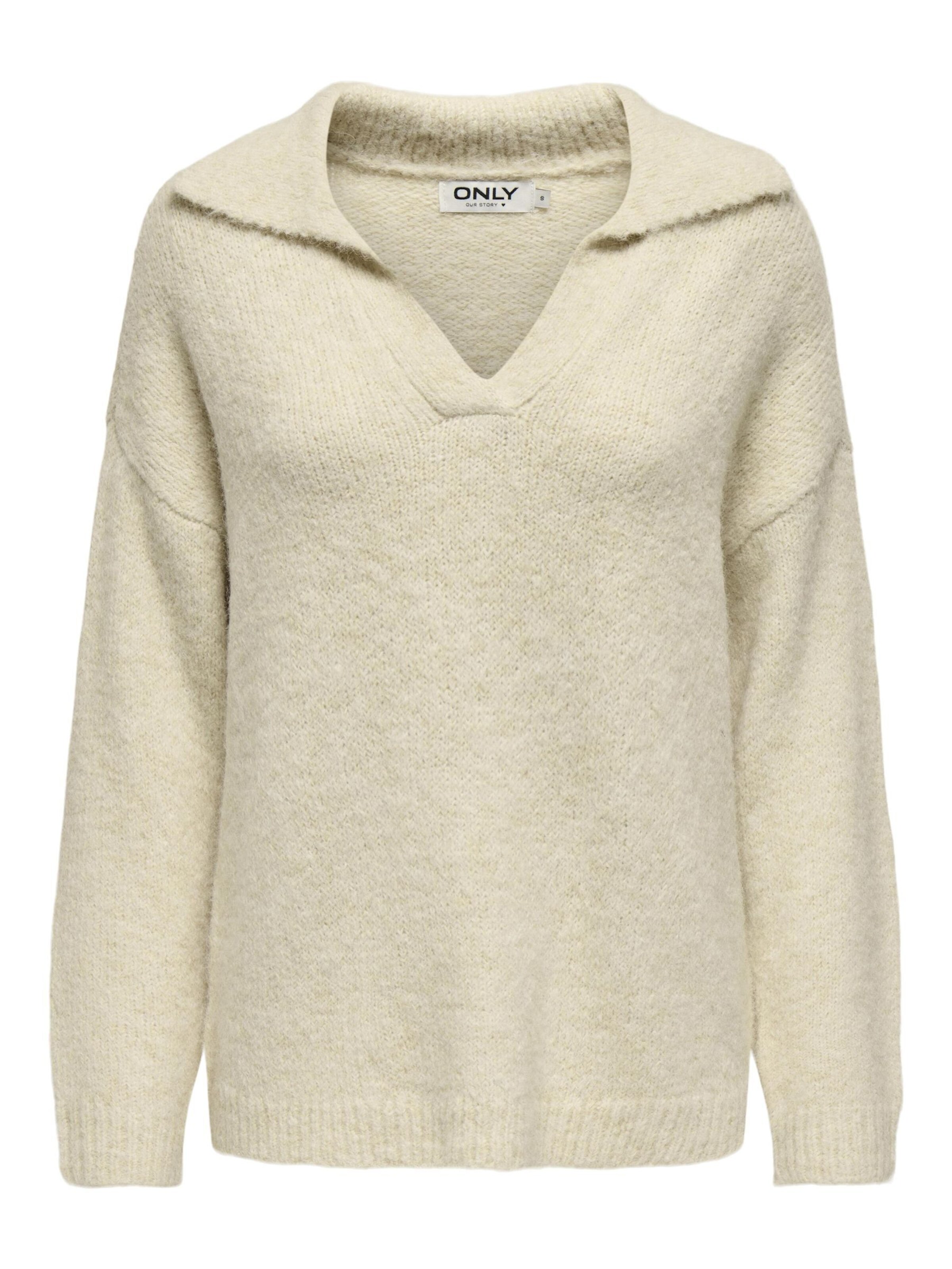ONLY Sweater 'Maggie' in Beige: front