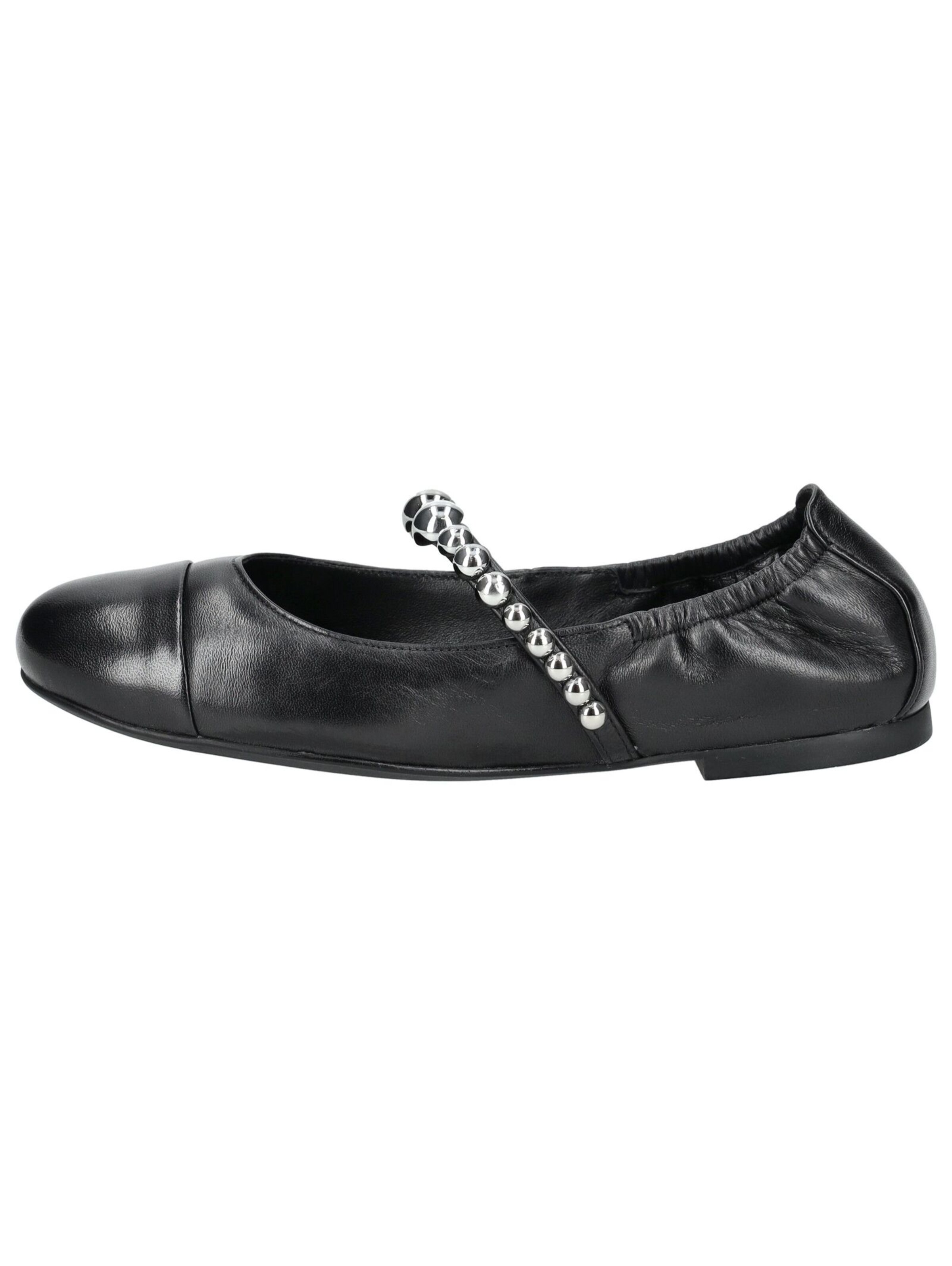 Högl Ballerina met riempjes in Zwart