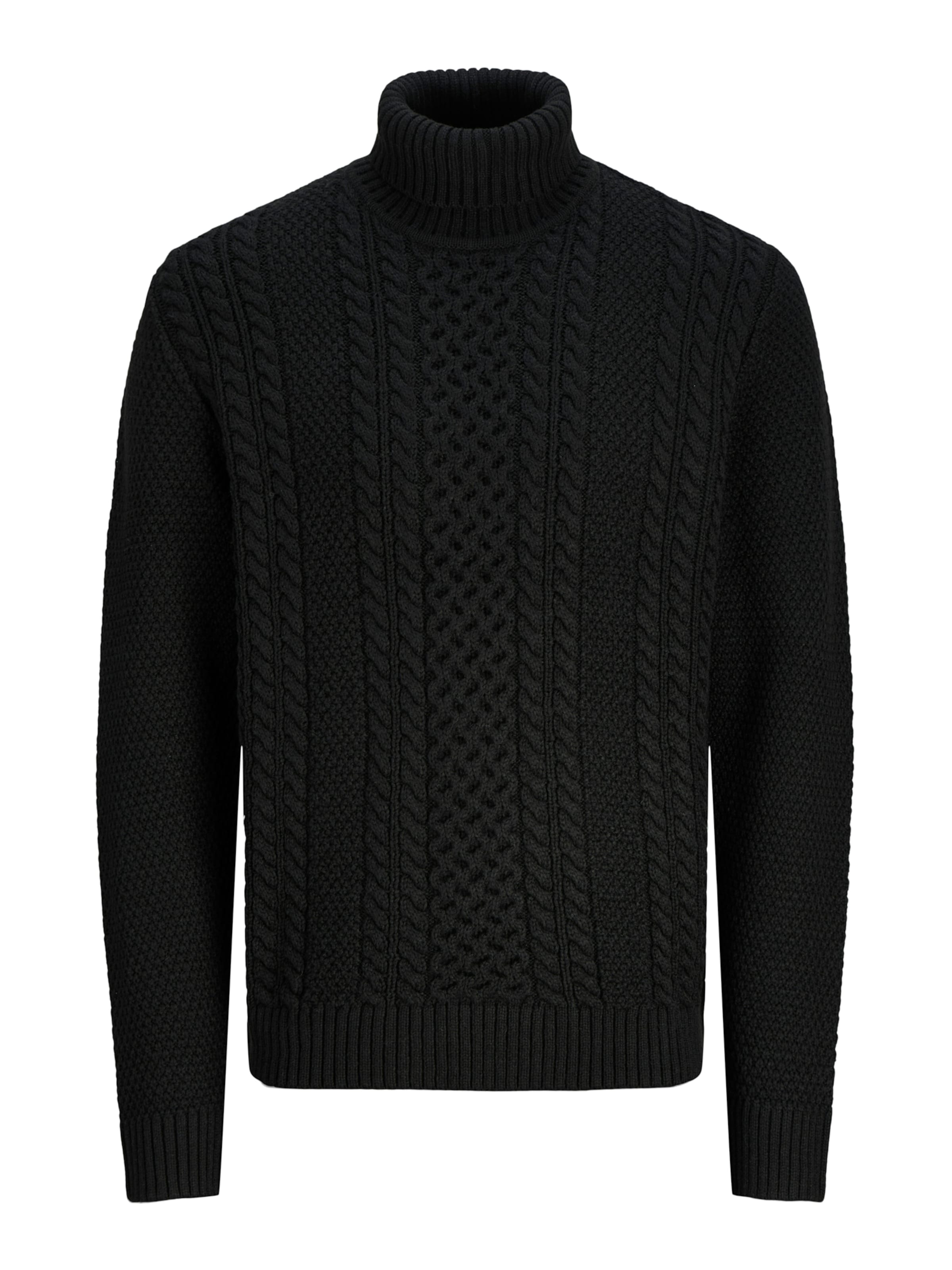 Pull-over 'JJPaul' JACK & JONES en noir : devant