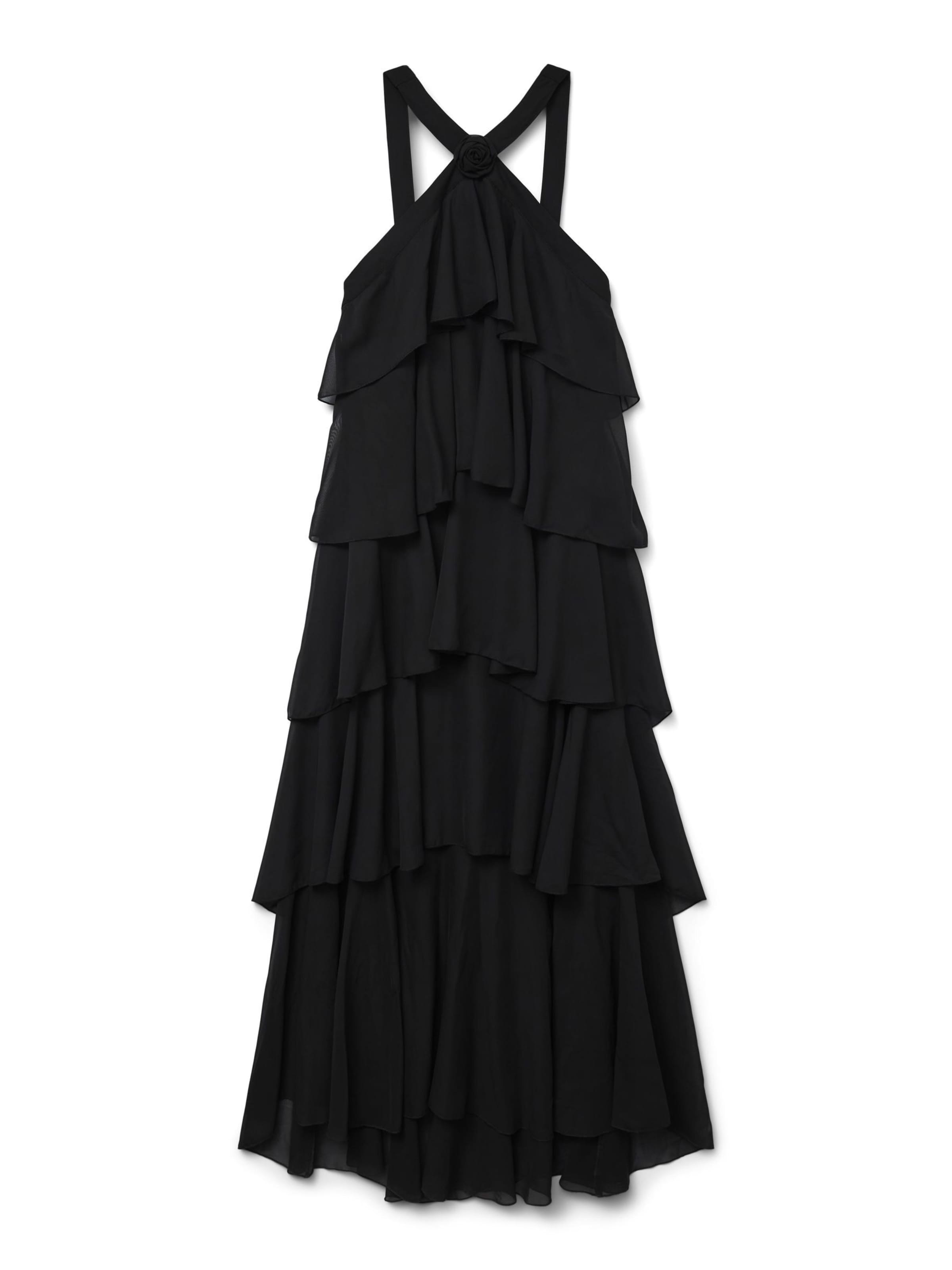 VERO MODA Avondjurk 'FELICIA' in Zwart: voorkant