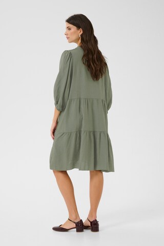 Cream Blousejurk in Groen