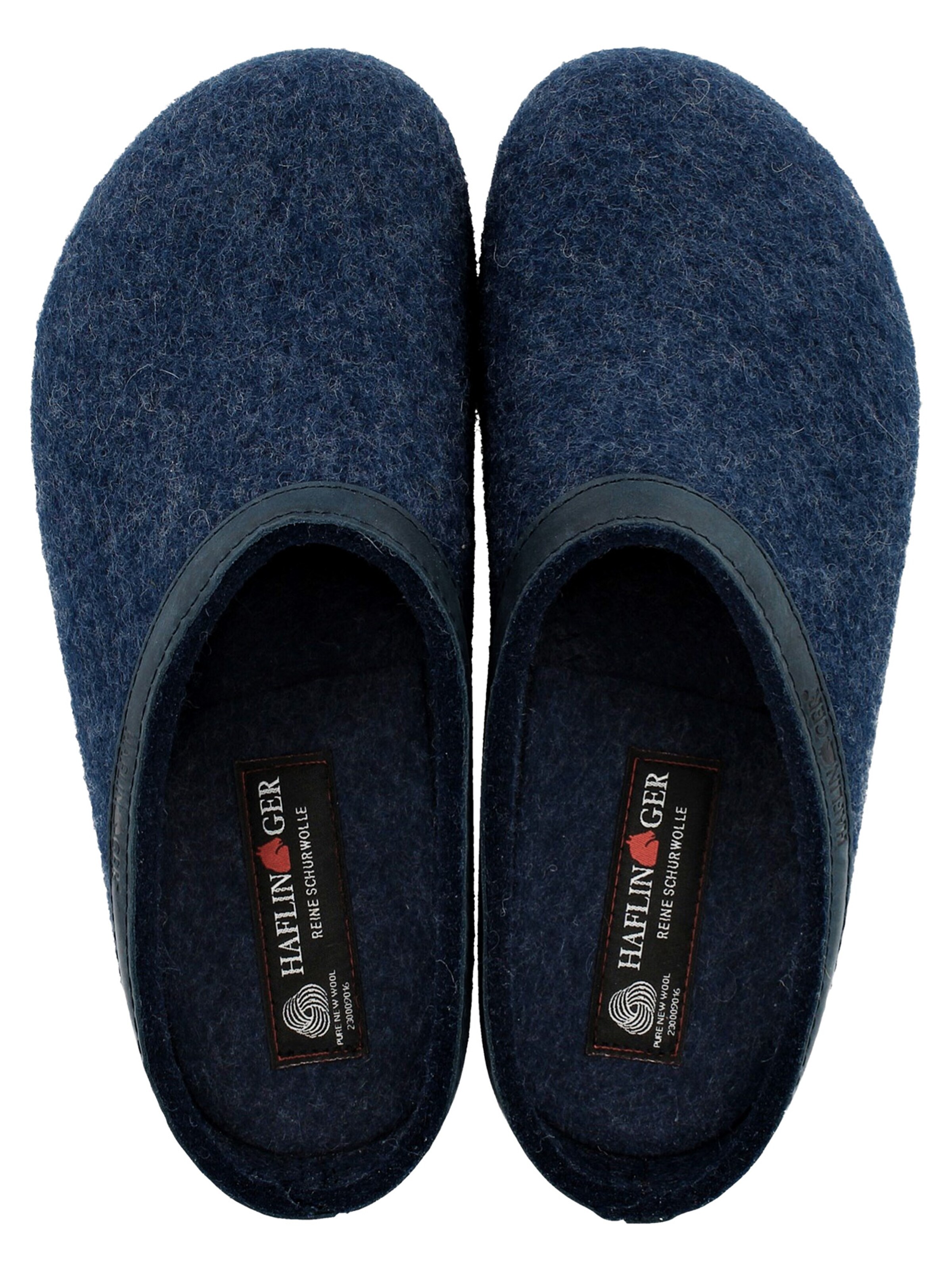 HAFLINGER Slippers 'Grizzly Torben' in Blue