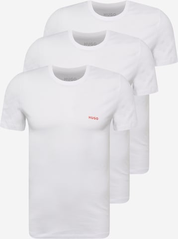 T-Shirt HUGO en blanc : devant