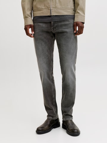 JACK & JONES - Tapered Vaquero 'JJIMIKE JJWELLS' en gris: frente