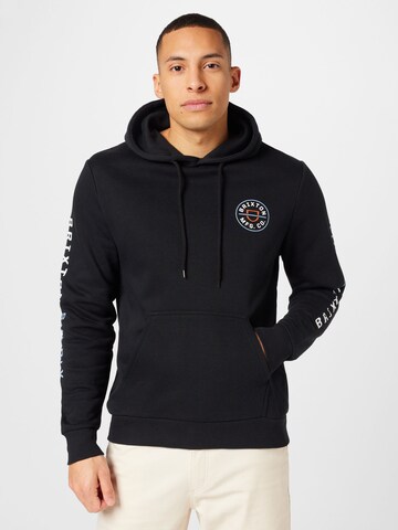 Brixton Sweatshirt in Zwart: voorkant