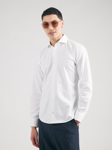 JOOP! Slim fit Business shirt 'Pares' in White: front