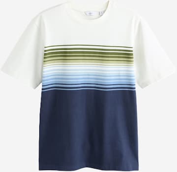 T-Shirt Next en bleu : devant