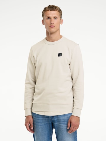 CHASIN' Sweatshirt 'Toby' in Weiß: Vorderseite