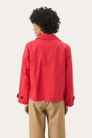 Veste mi-saison 'Nelli' Part Two en rouge