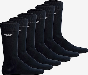Emporio Armani Socks in Blue: front