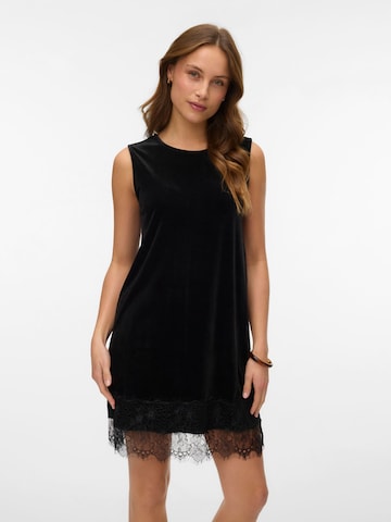 VERO MODA - Vestido de gala en negro: frente