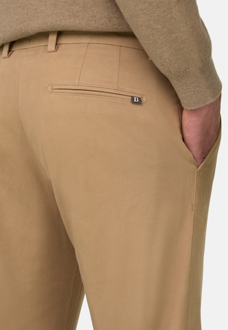 Boggi Milano Slim fit Chino trousers in Yellow: back