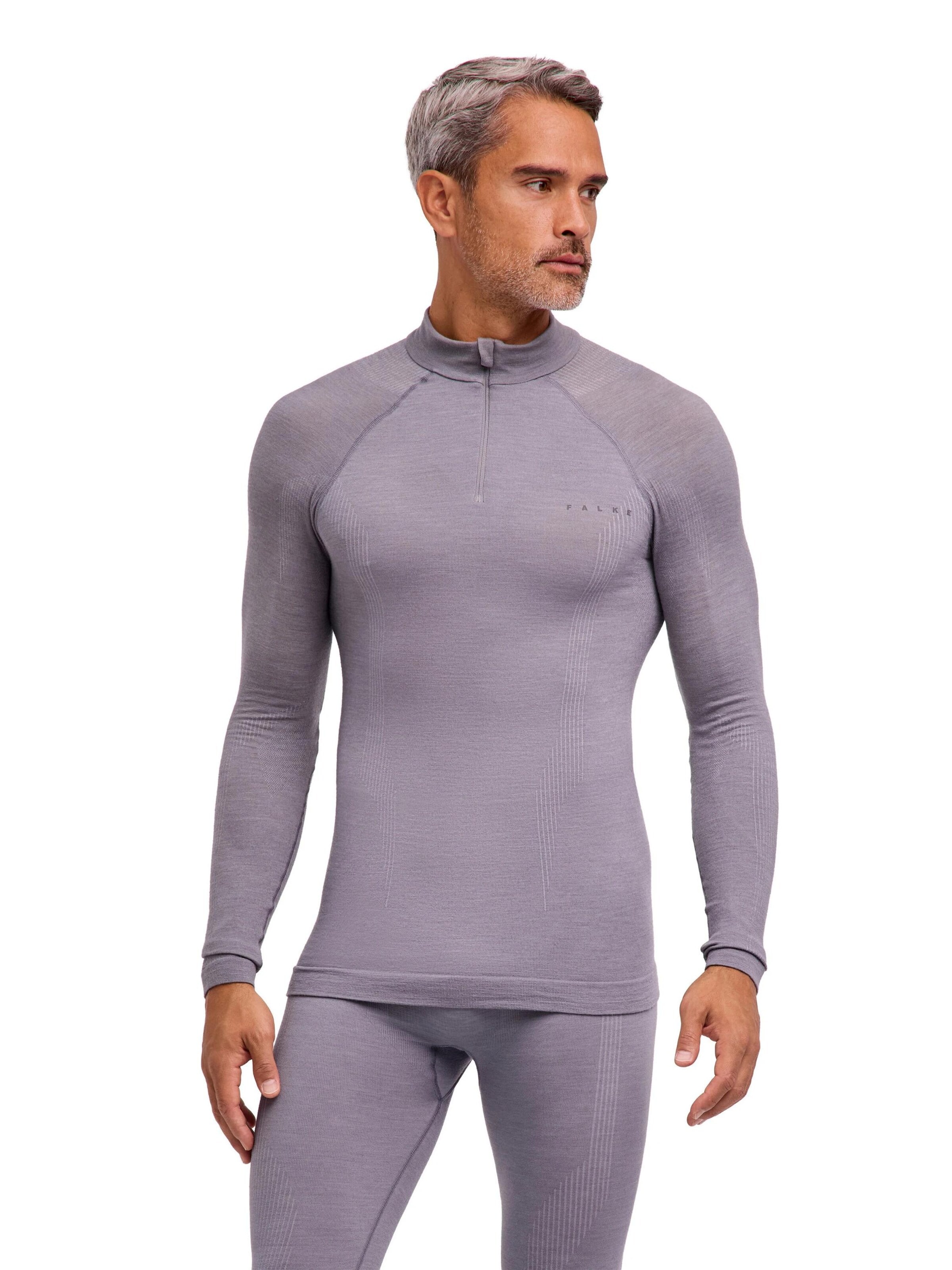 FALKE Base Layer in Grey: front