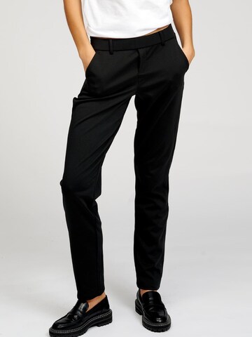 TeeShoppen Slimfit Hose 'Haylie' in Schwarz: Vorderseite