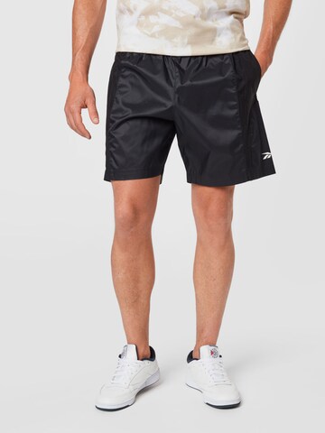 Reebok Regular Sportbroek in Zwart: voorkant