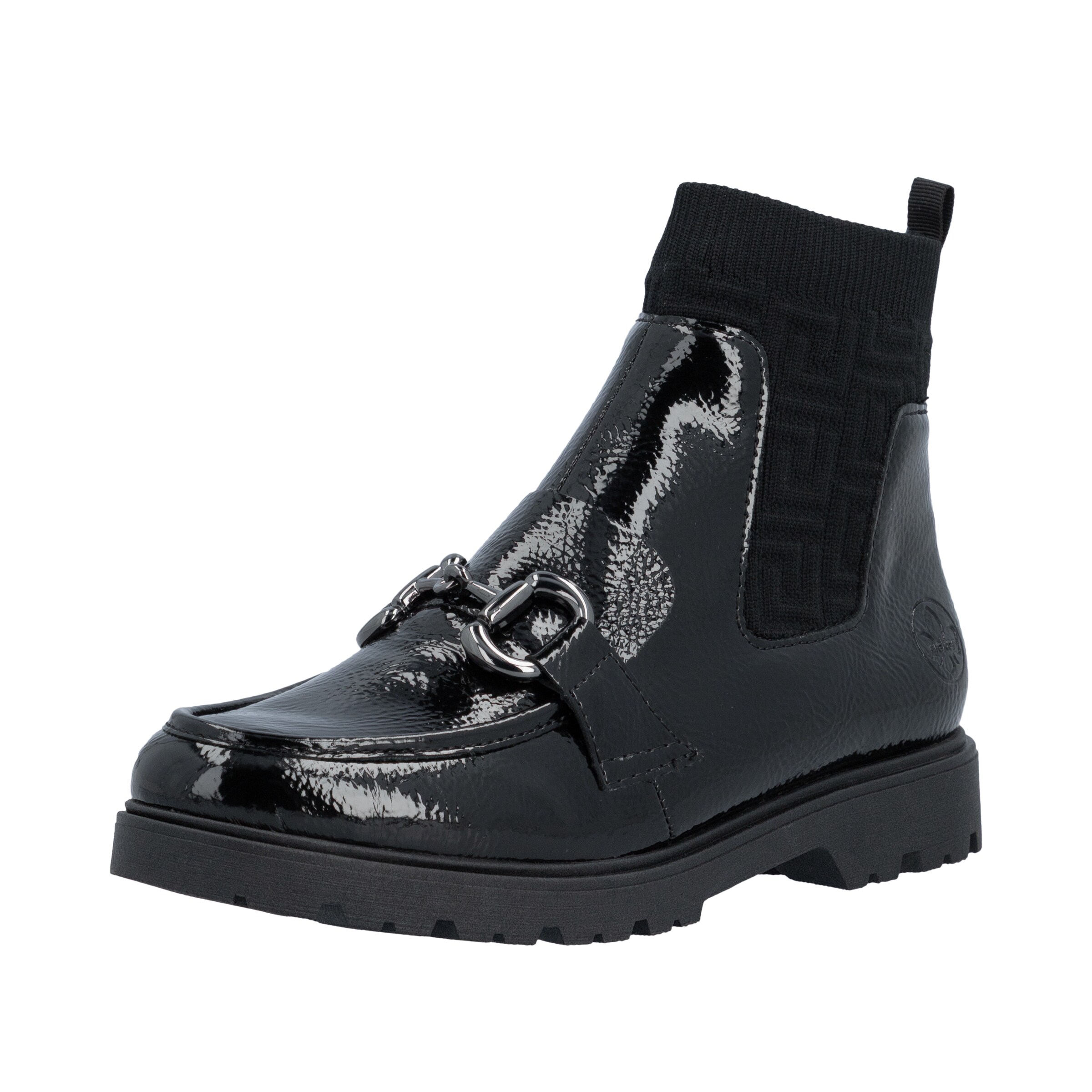 Rieker Stiefelette in Schwarz: Vorderseite