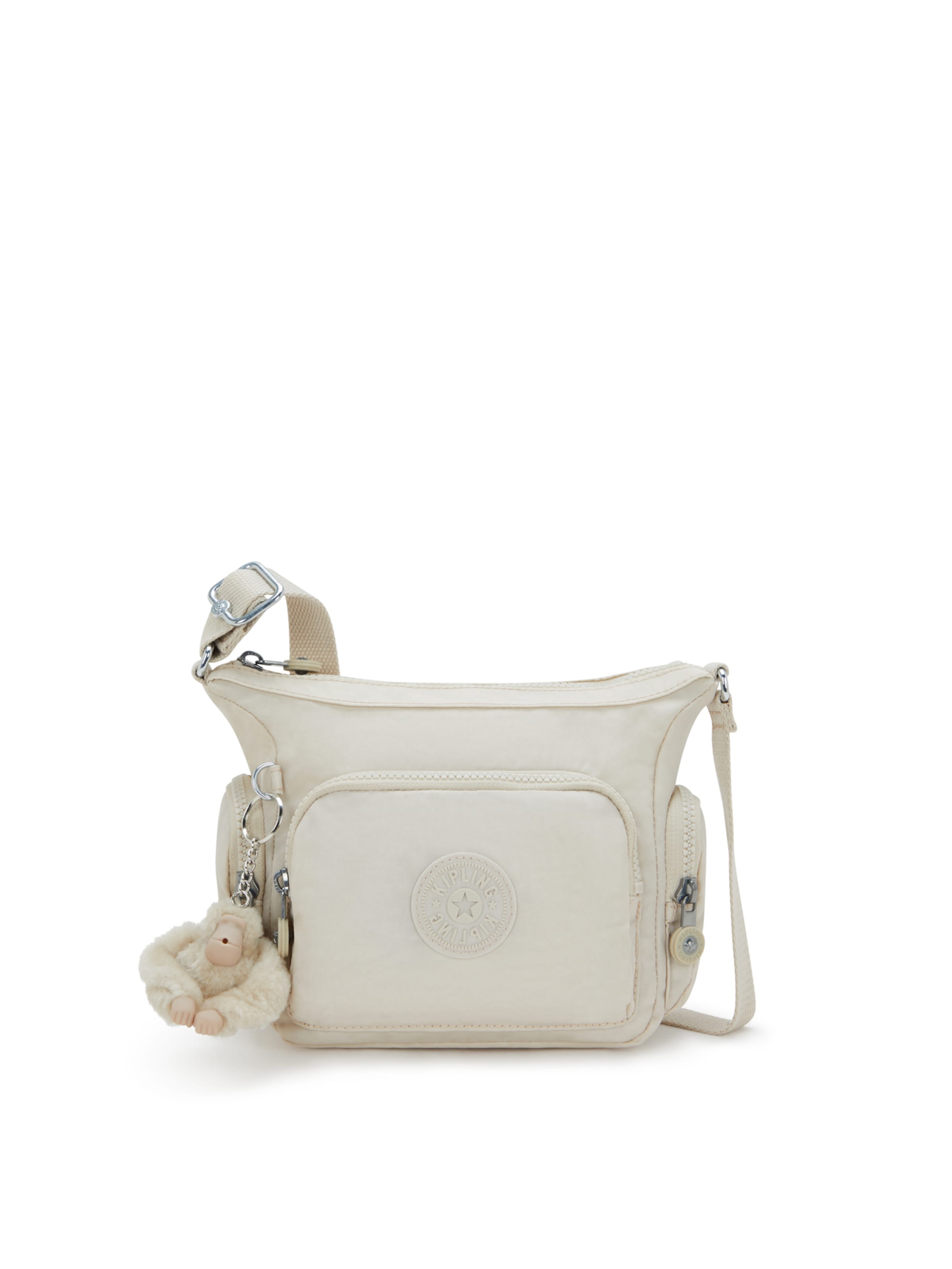 Sac à bandoulière 'Gabbie' KIPLING en beige : devant