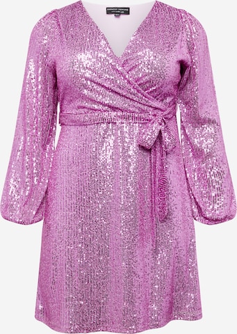 Robe Dorothy Perkins Curve en violet : devant