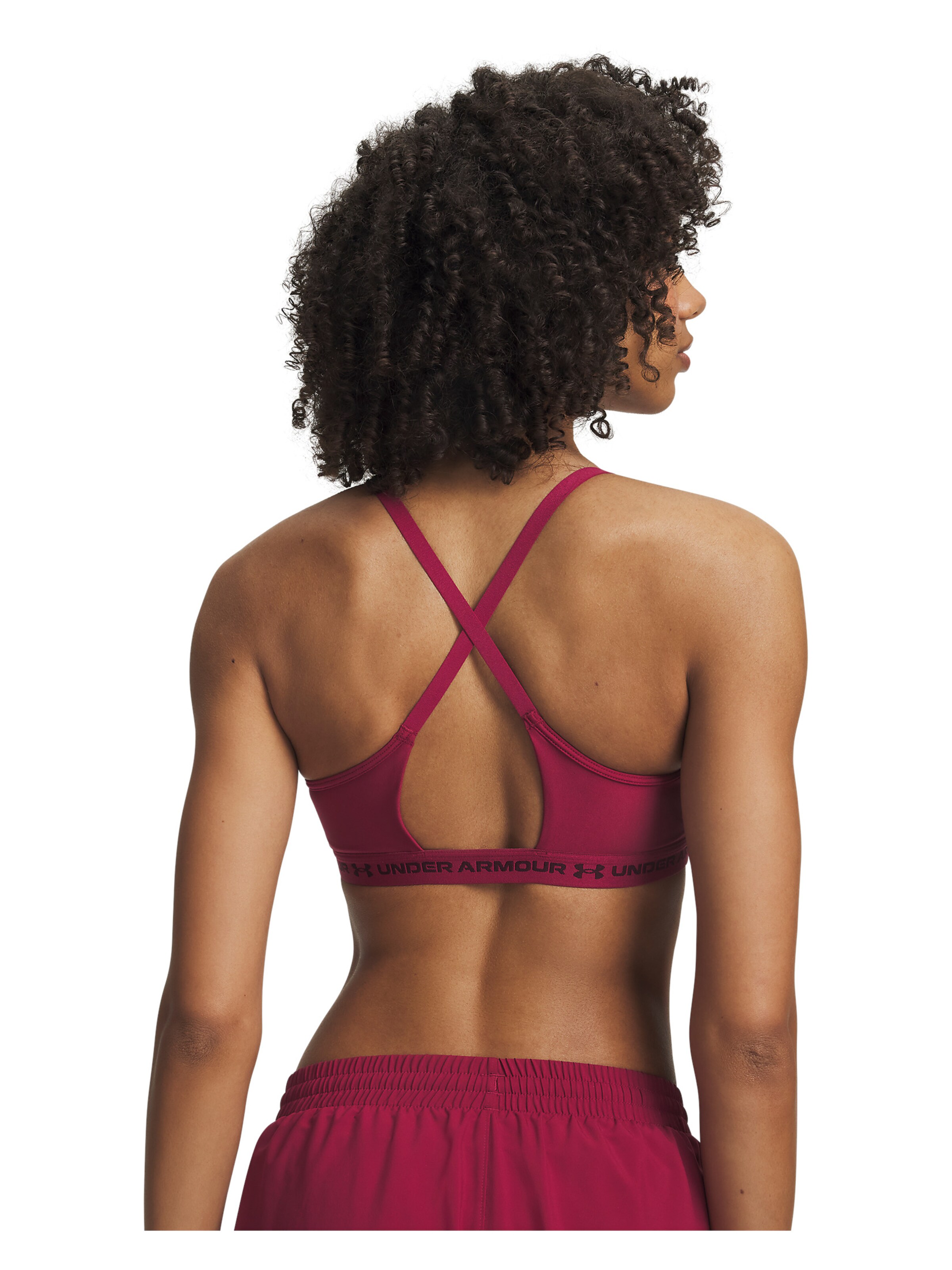 UNDER ARMOUR Bustier Sport bh in Rood
