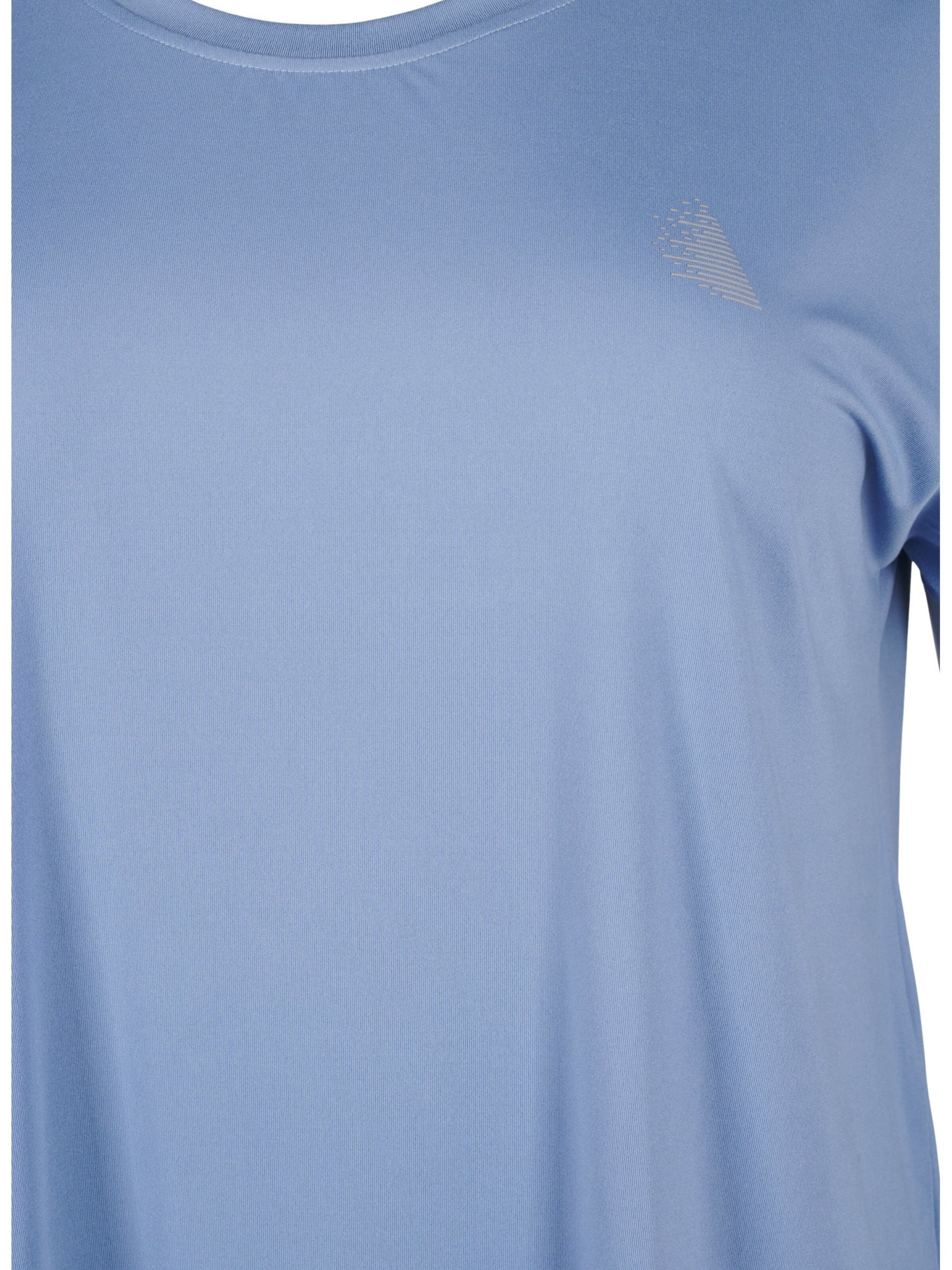 Active by Zizzi T-shirt 'ABASIC' in Blau