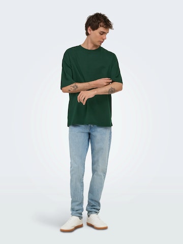 Only & Sons Shirt 'ONSCASPIAN' in Green