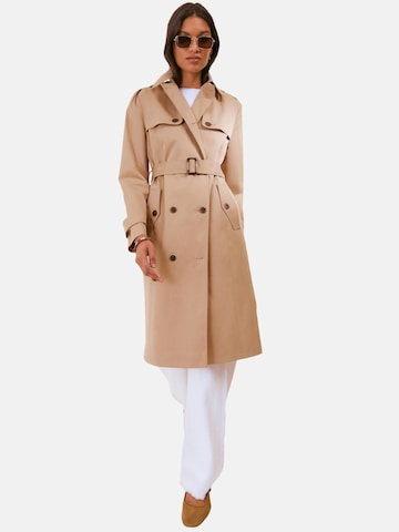 Friends Like These - Abrigo de entretiempo en beige: frente