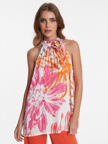 Ana Alcazar Blouse 'Webora' in Oranje: voorkant