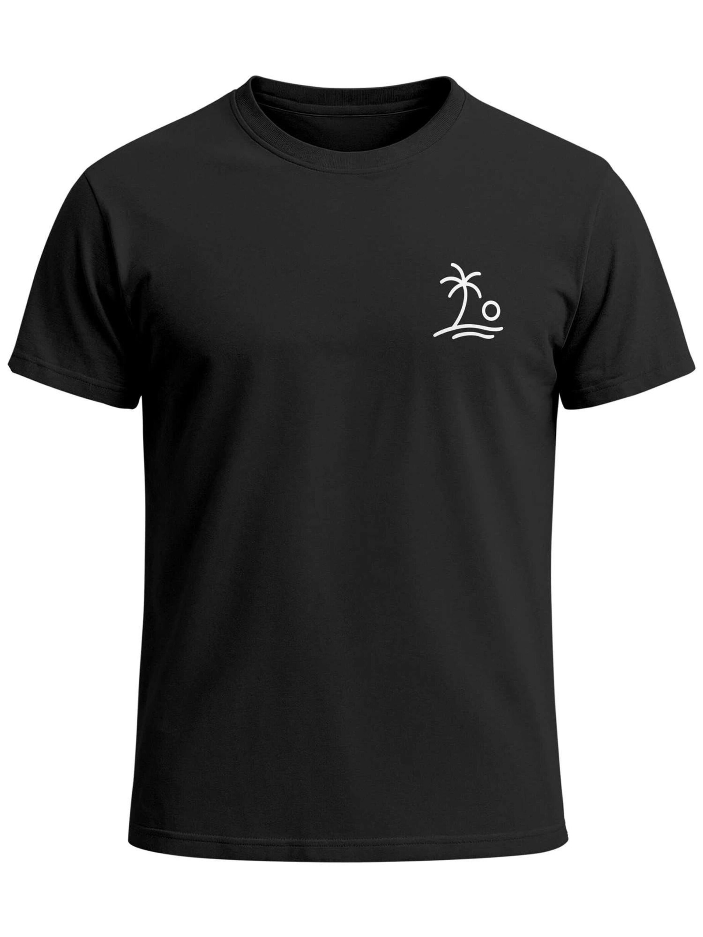 Neverless Shirt 'Palm Logo' in Black