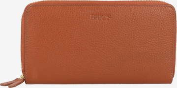 Bric's Wallet in Orange: front