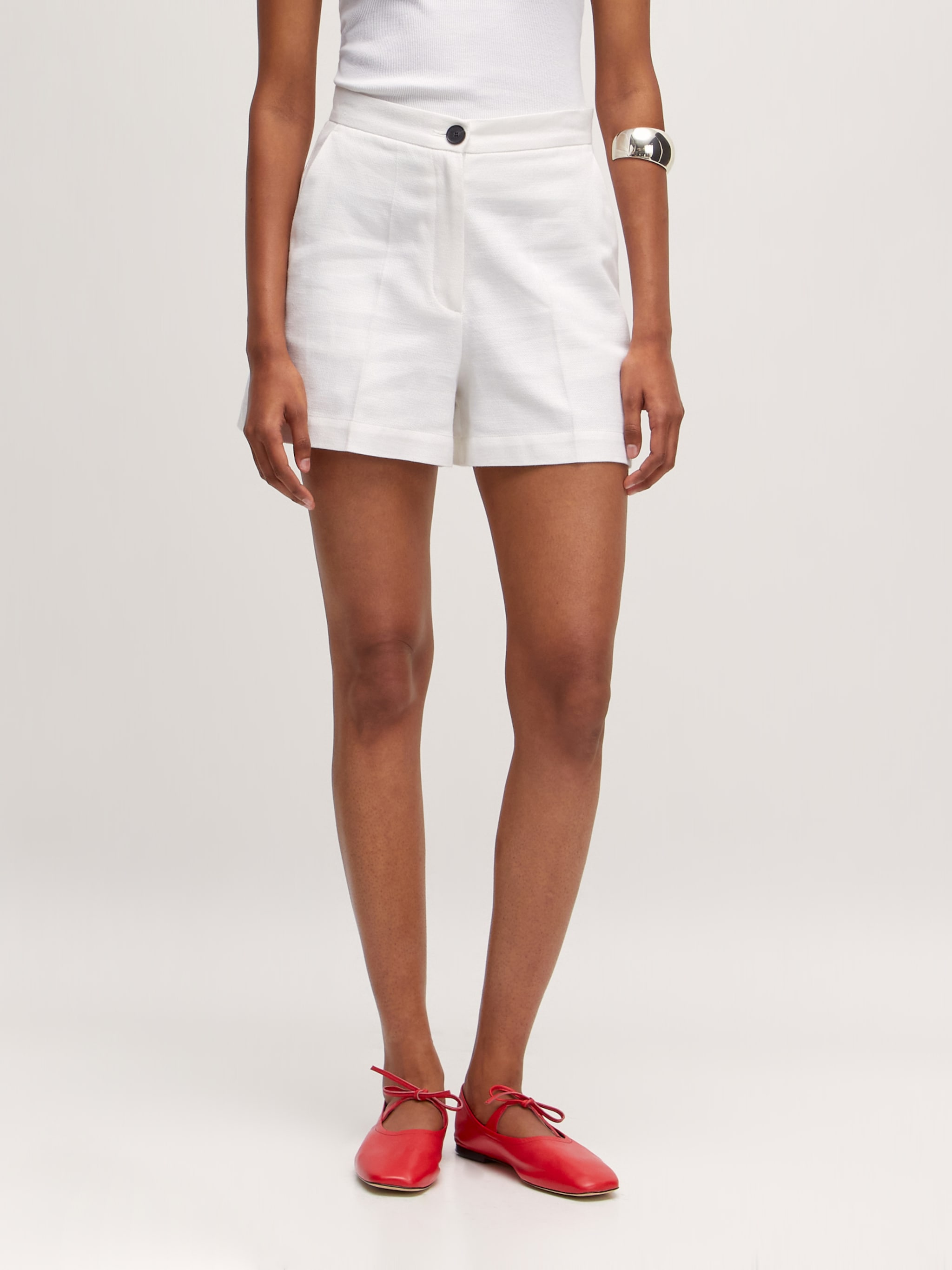 EDITED Producten Broek 'Vincenza' Wit