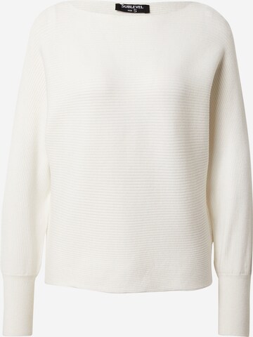 Pullover di Sublevel in bianco: frontale