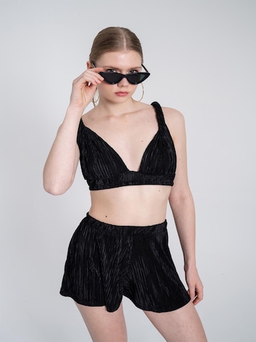HOLLY LOLLY Korzetová Top – černá: přední strana