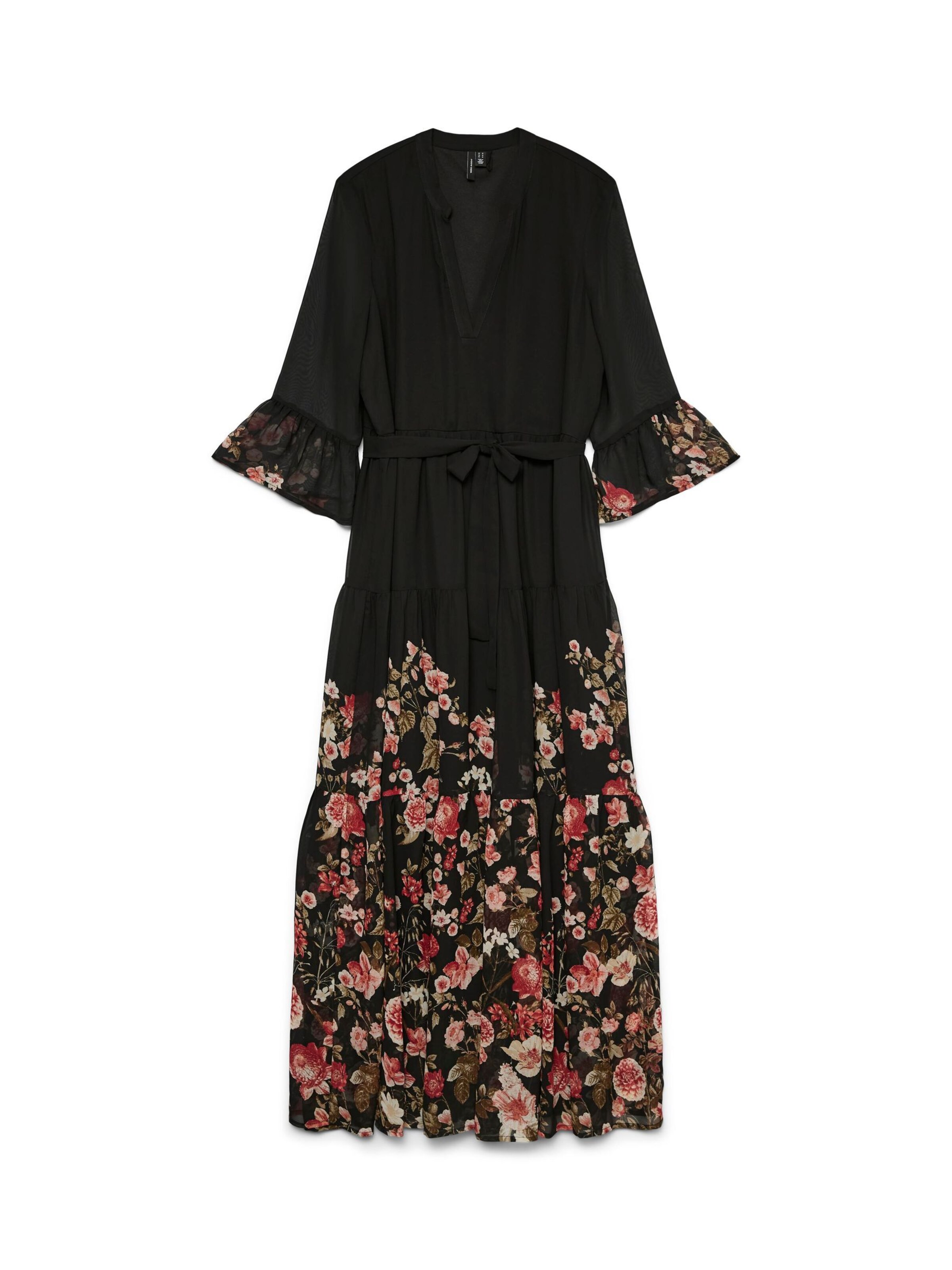 Vero Moda Curve Dress 'ULRIKKE' in Black: front