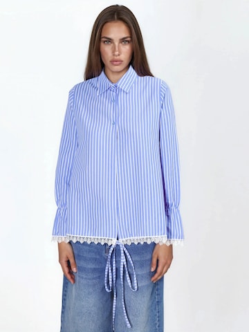 T-shirt Qu Style en bleu