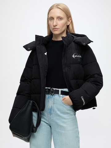 Calvin Klein Jeans Zimska jakna | črna barva