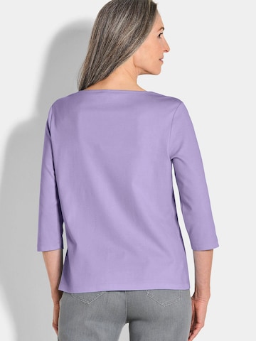 Goldner Shirt in Lila