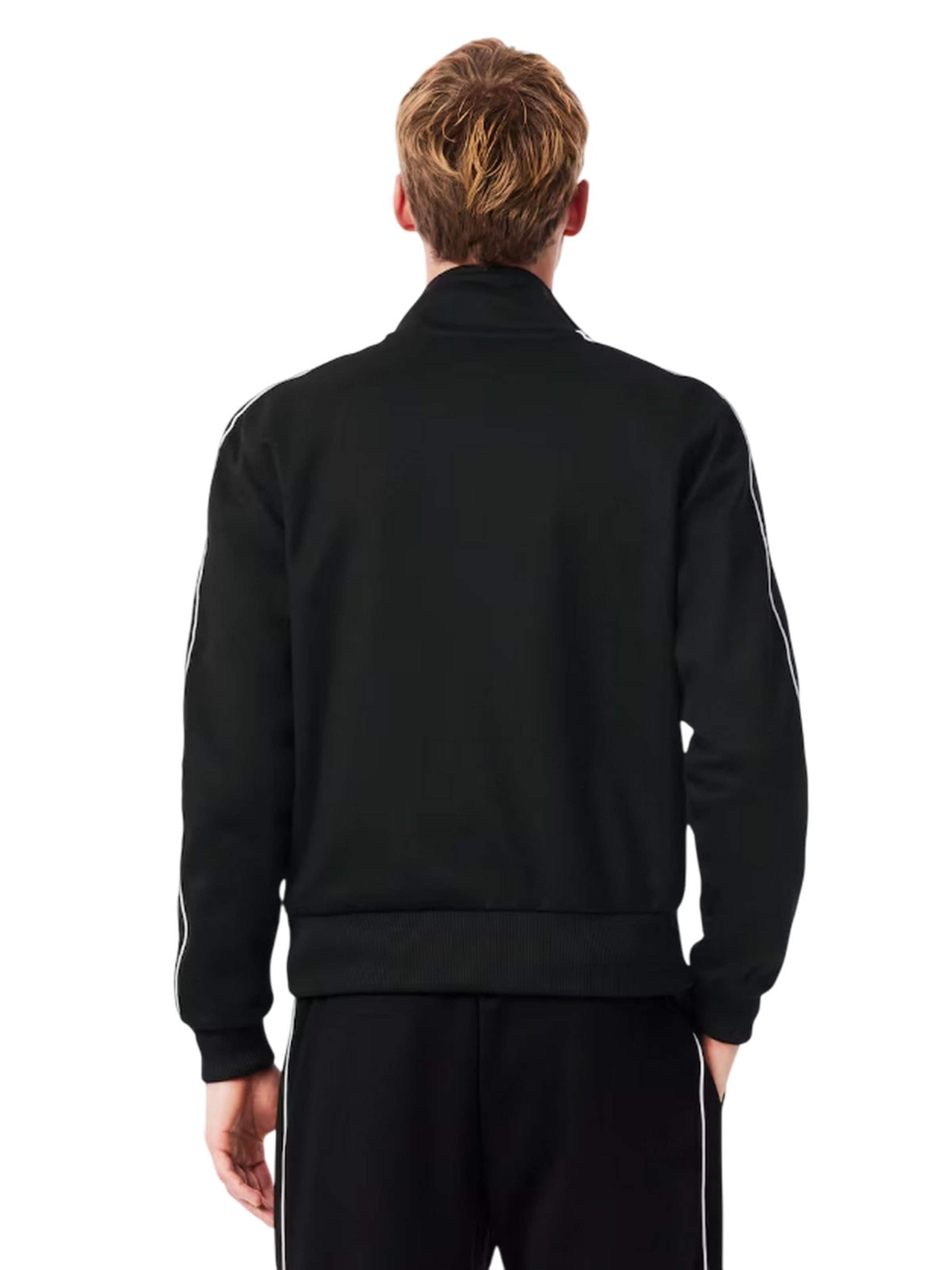 Giacca di felpa di LACOSTE in nero