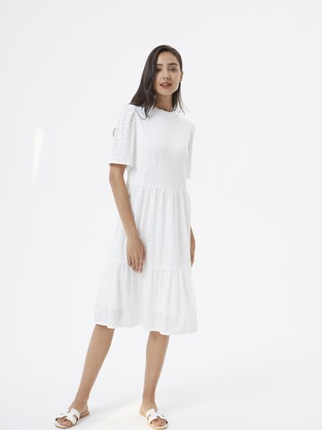AIKI KEYLOOK Kleid 'Ghost Story' in Weiß