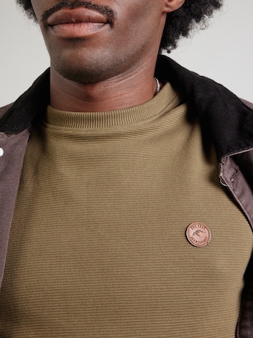INDICODE JEANS Sweatshirt 'Salupe' i grøn