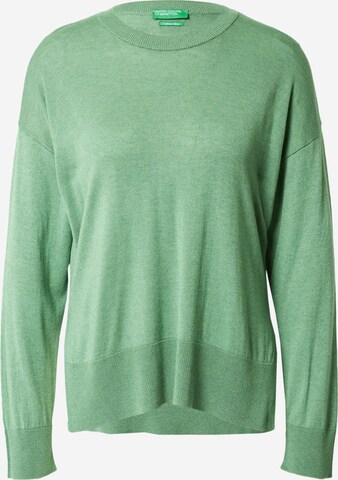 UNITED COLORS OF BENETTON - Jersey en verde: frente