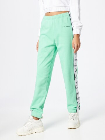 Regular Pantalon Chiara Ferragni en vert : devant