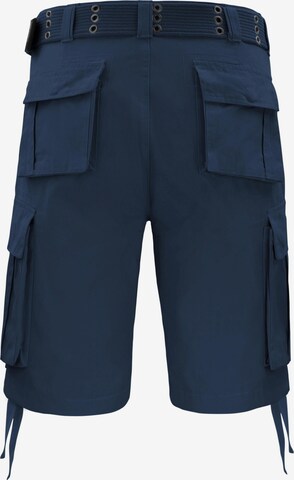 Regular Pantalon outdoor 'Kalahari' normani en bleu